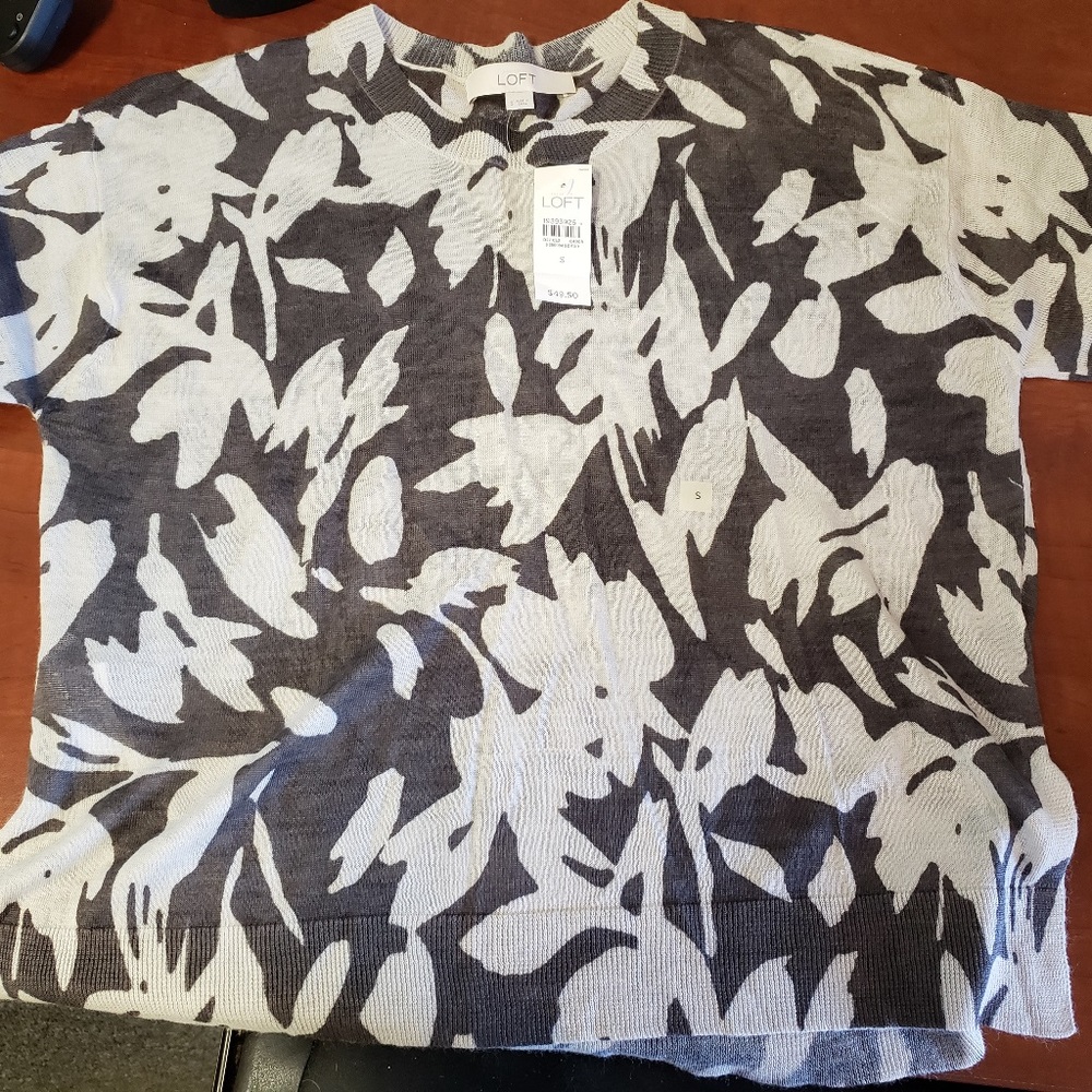 Semi Sheer crewneck sweater